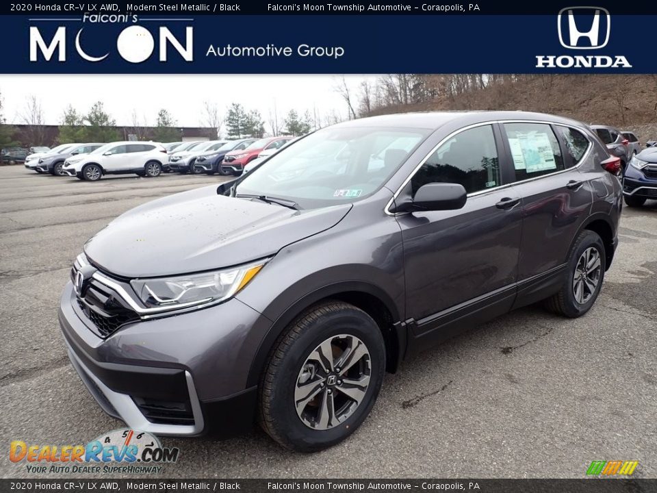 2020 Honda CR-V LX AWD Modern Steel Metallic / Black Photo #1
