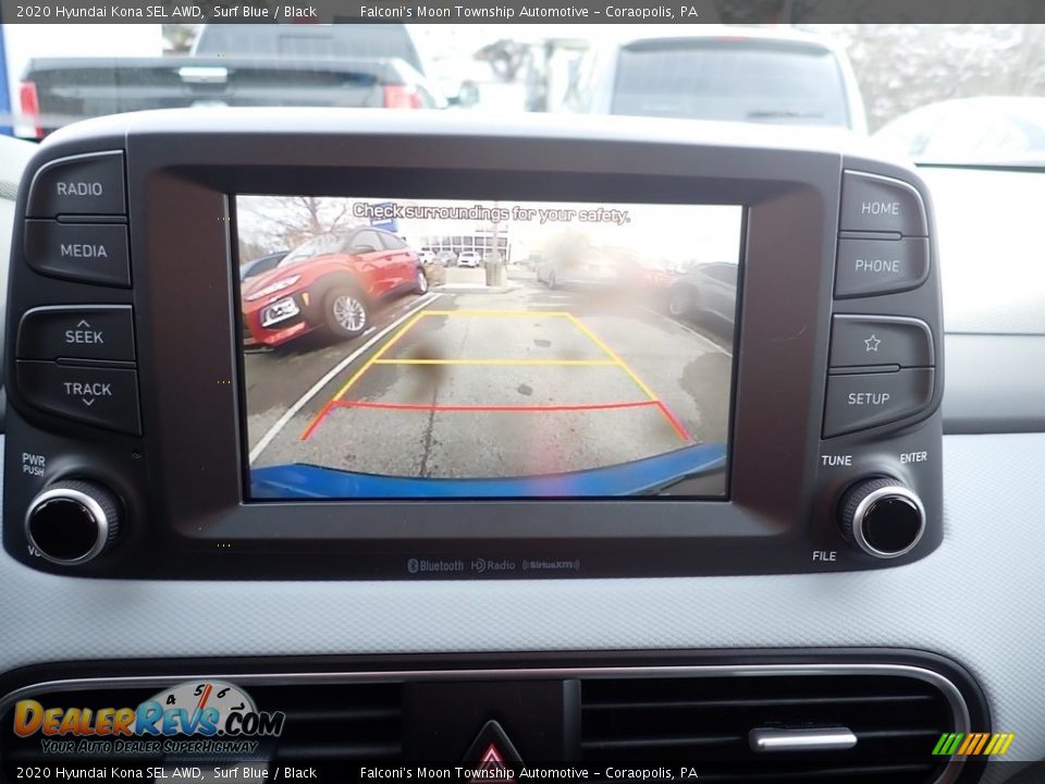 2020 Hyundai Kona SEL AWD Surf Blue / Black Photo #14