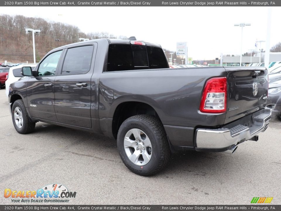 2020 Ram 1500 Big Horn Crew Cab 4x4 Granite Crystal Metallic / Black/Diesel Gray Photo #3