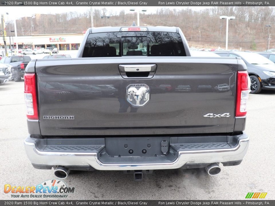 2020 Ram 1500 Big Horn Crew Cab 4x4 Granite Crystal Metallic / Black/Diesel Gray Photo #4