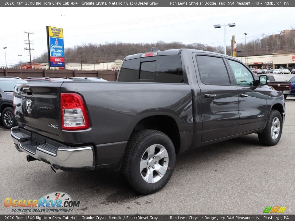 2020 Ram 1500 Big Horn Crew Cab 4x4 Granite Crystal Metallic / Black/Diesel Gray Photo #6