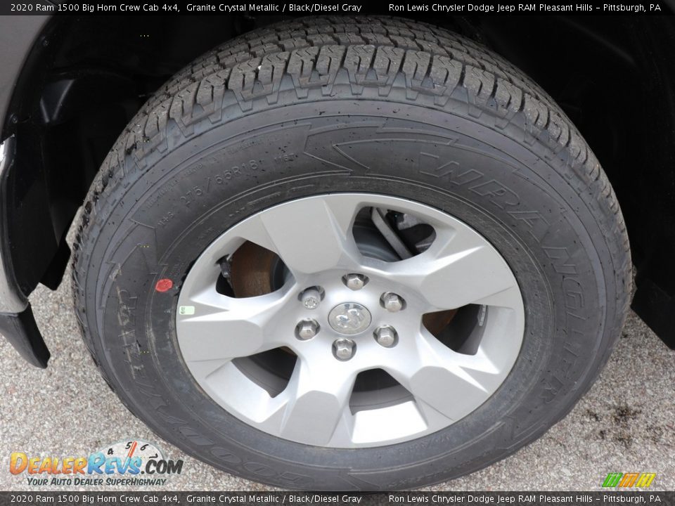 2020 Ram 1500 Big Horn Crew Cab 4x4 Granite Crystal Metallic / Black/Diesel Gray Photo #10