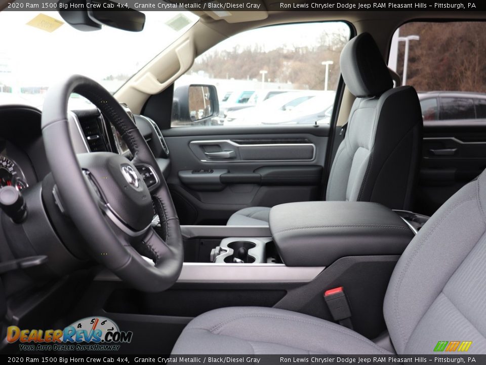 2020 Ram 1500 Big Horn Crew Cab 4x4 Granite Crystal Metallic / Black/Diesel Gray Photo #11