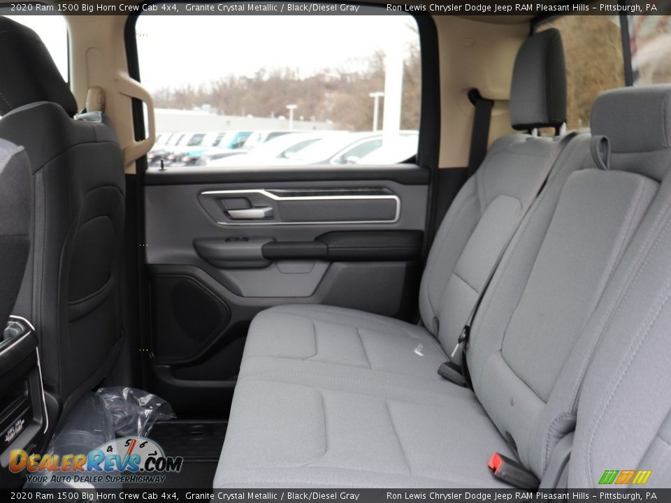 2020 Ram 1500 Big Horn Crew Cab 4x4 Granite Crystal Metallic / Black/Diesel Gray Photo #12