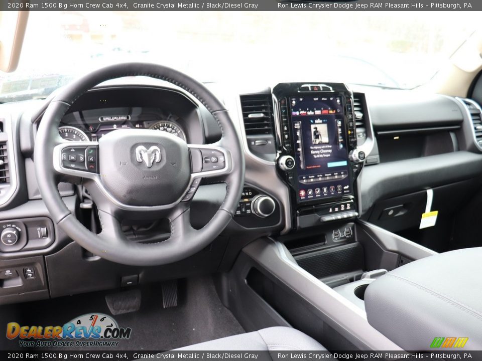 2020 Ram 1500 Big Horn Crew Cab 4x4 Granite Crystal Metallic / Black/Diesel Gray Photo #13