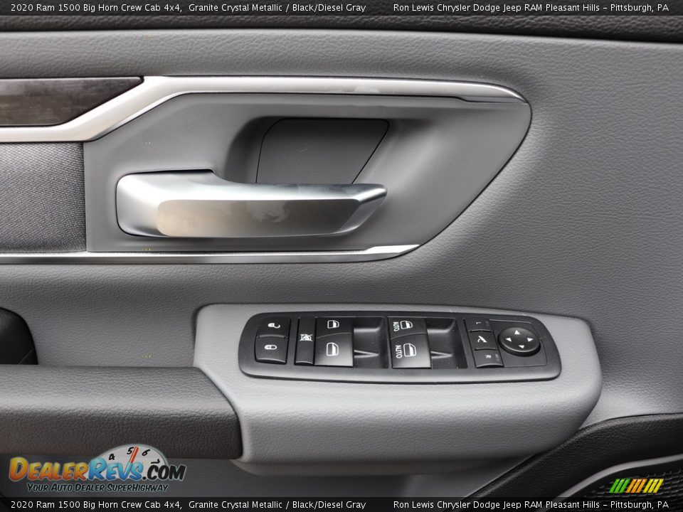 2020 Ram 1500 Big Horn Crew Cab 4x4 Granite Crystal Metallic / Black/Diesel Gray Photo #14