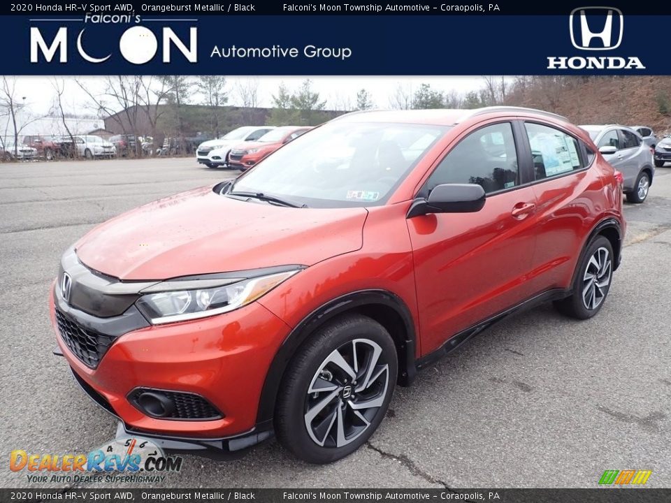 2020 Honda HR-V Sport AWD Orangeburst Metallic / Black Photo #1