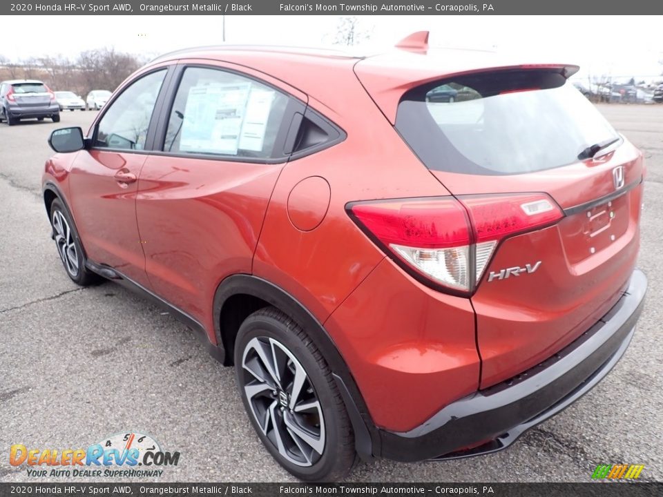 2020 Honda HR-V Sport AWD Orangeburst Metallic / Black Photo #3
