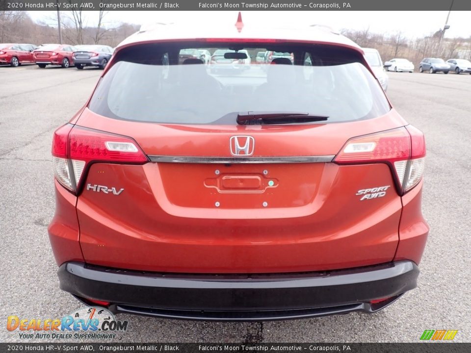 2020 Honda HR-V Sport AWD Orangeburst Metallic / Black Photo #4