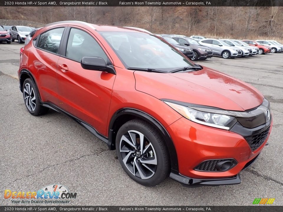 2020 Honda HR-V Sport AWD Orangeburst Metallic / Black Photo #6