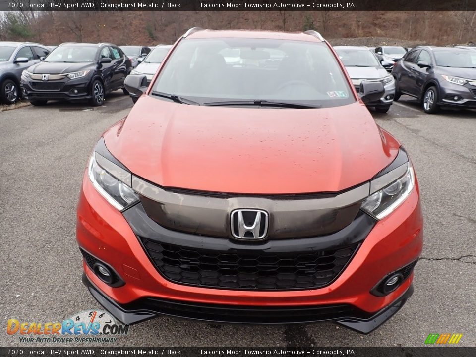 2020 Honda HR-V Sport AWD Orangeburst Metallic / Black Photo #7