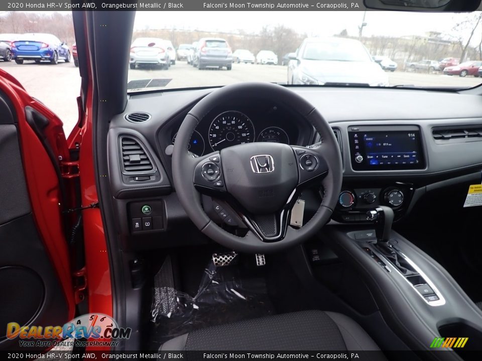 2020 Honda HR-V Sport AWD Orangeburst Metallic / Black Photo #11