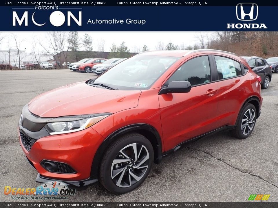 2020 Honda HR-V Sport AWD Orangeburst Metallic / Black Photo #1
