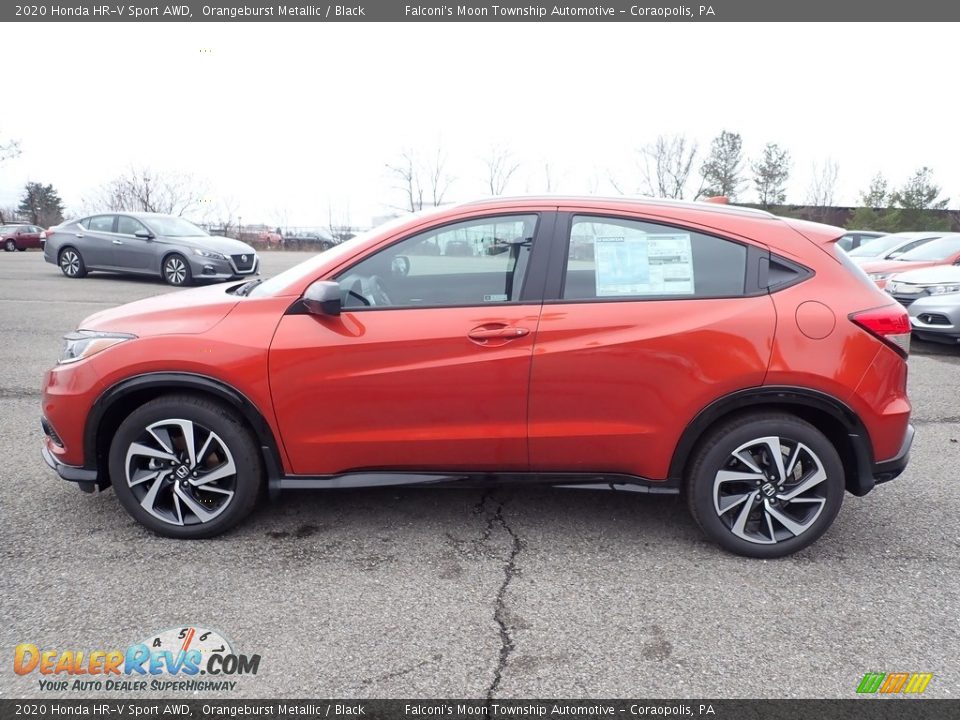 Orangeburst Metallic 2020 Honda HR-V Sport AWD Photo #2