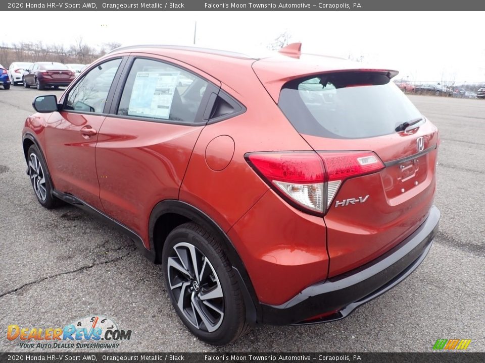 2020 Honda HR-V Sport AWD Orangeburst Metallic / Black Photo #3