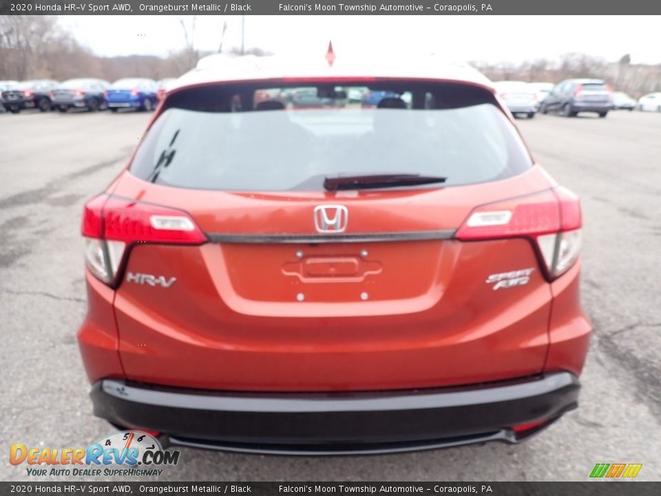 2020 Honda HR-V Sport AWD Orangeburst Metallic / Black Photo #4
