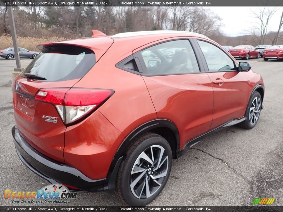 2020 Honda HR-V Sport AWD Orangeburst Metallic / Black Photo #5