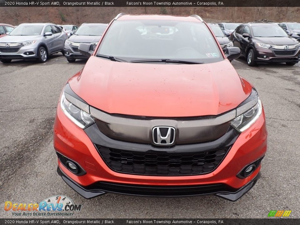 2020 Honda HR-V Sport AWD Orangeburst Metallic / Black Photo #7