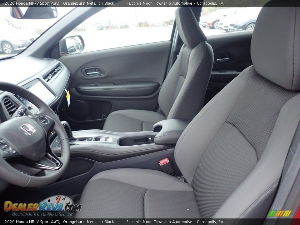 2020 Honda HR-V Sport AWD Orangeburst Metallic / Black Photo #9