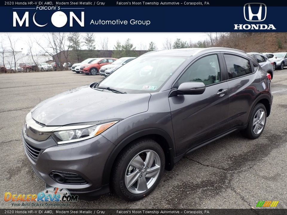 2020 Honda HR-V EX AWD Modern Steel Metallic / Gray Photo #1