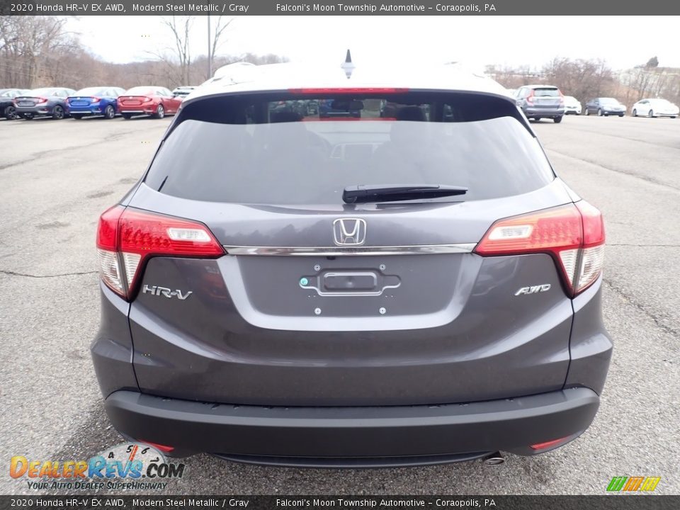 2020 Honda HR-V EX AWD Modern Steel Metallic / Gray Photo #3