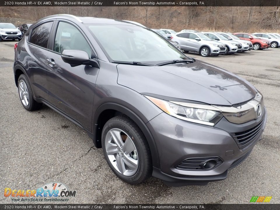 2020 Honda HR-V EX AWD Modern Steel Metallic / Gray Photo #5
