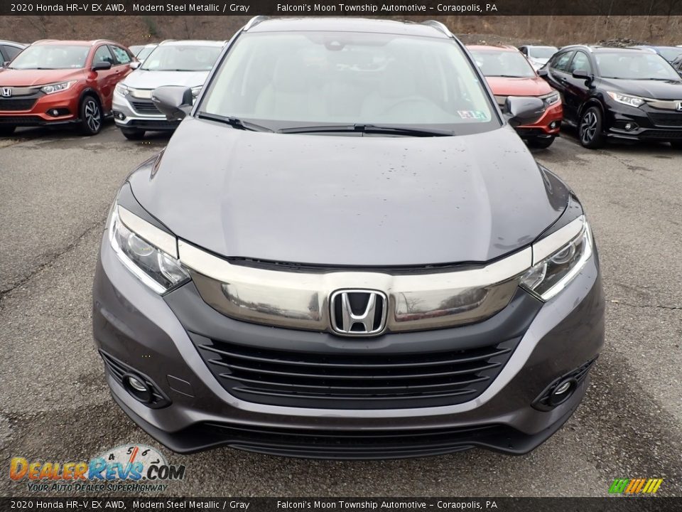 2020 Honda HR-V EX AWD Modern Steel Metallic / Gray Photo #6