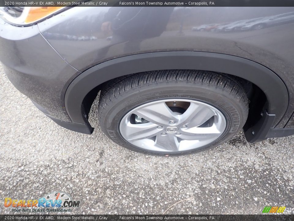 2020 Honda HR-V EX AWD Modern Steel Metallic / Gray Photo #7