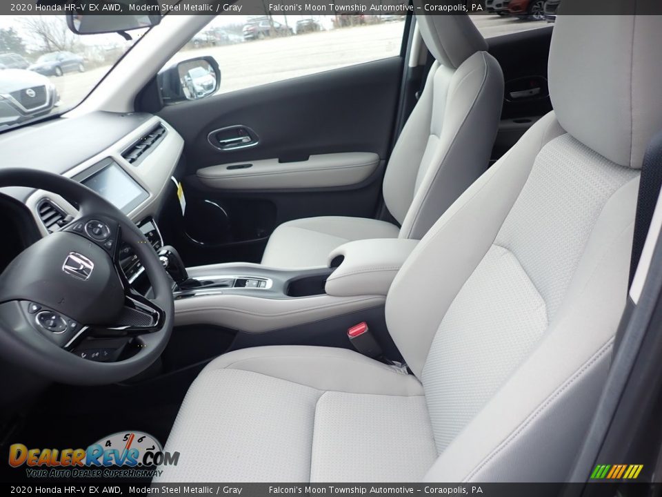 2020 Honda HR-V EX AWD Modern Steel Metallic / Gray Photo #8