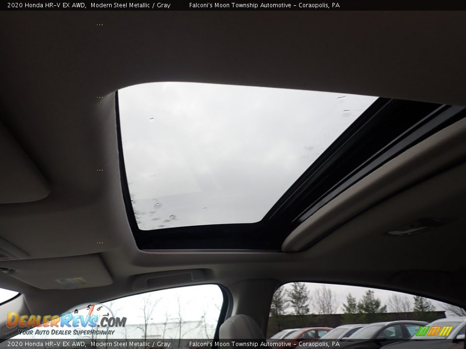2020 Honda HR-V EX AWD Modern Steel Metallic / Gray Photo #13