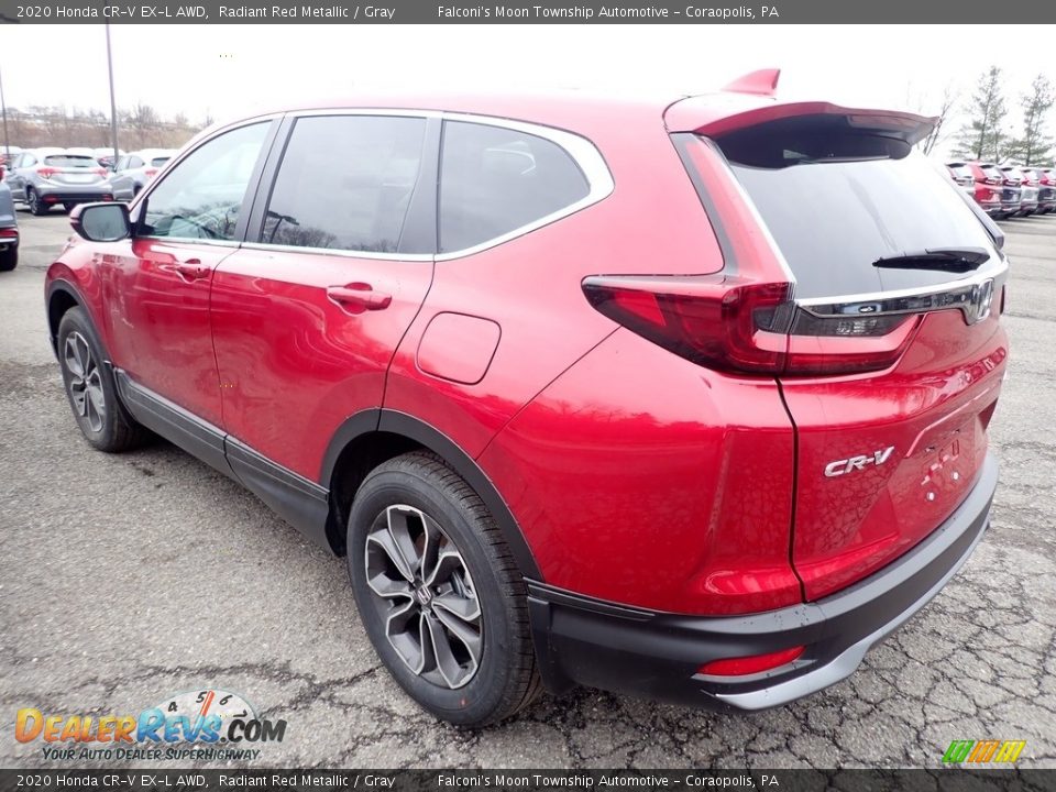 2020 Honda CR-V EX-L AWD Radiant Red Metallic / Gray Photo #2