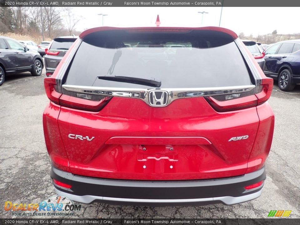 2020 Honda CR-V EX-L AWD Radiant Red Metallic / Gray Photo #3