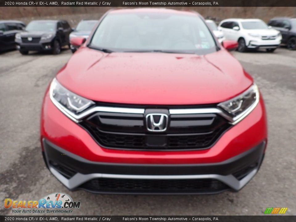 2020 Honda CR-V EX-L AWD Radiant Red Metallic / Gray Photo #6