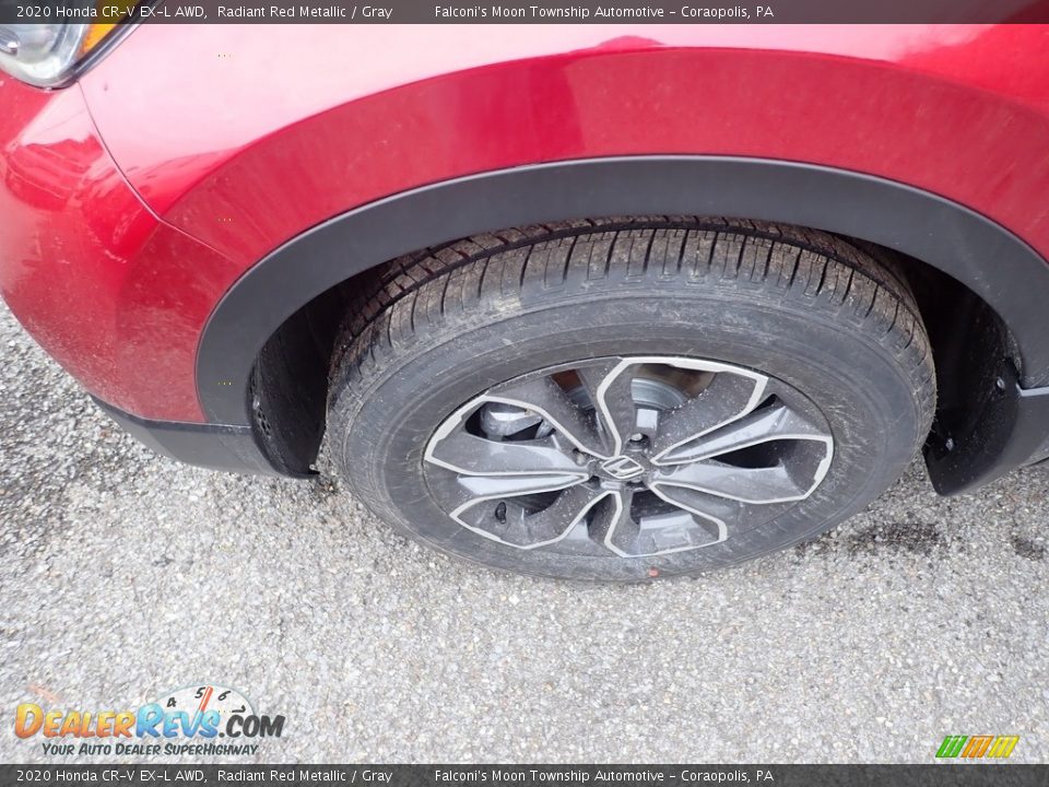 2020 Honda CR-V EX-L AWD Radiant Red Metallic / Gray Photo #7