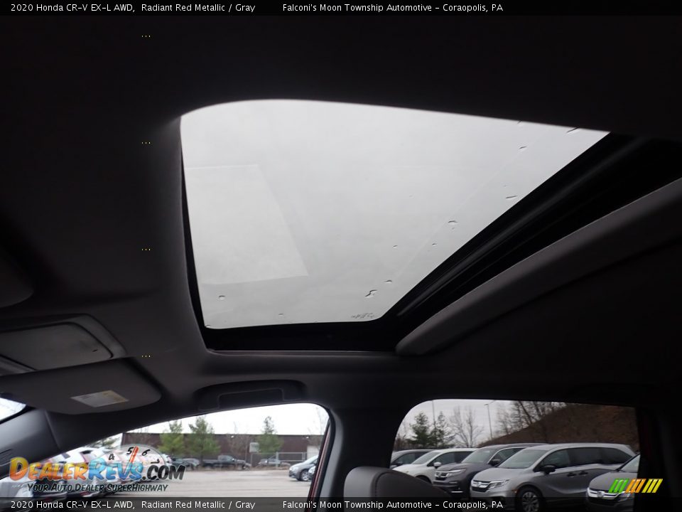 2020 Honda CR-V EX-L AWD Radiant Red Metallic / Gray Photo #13