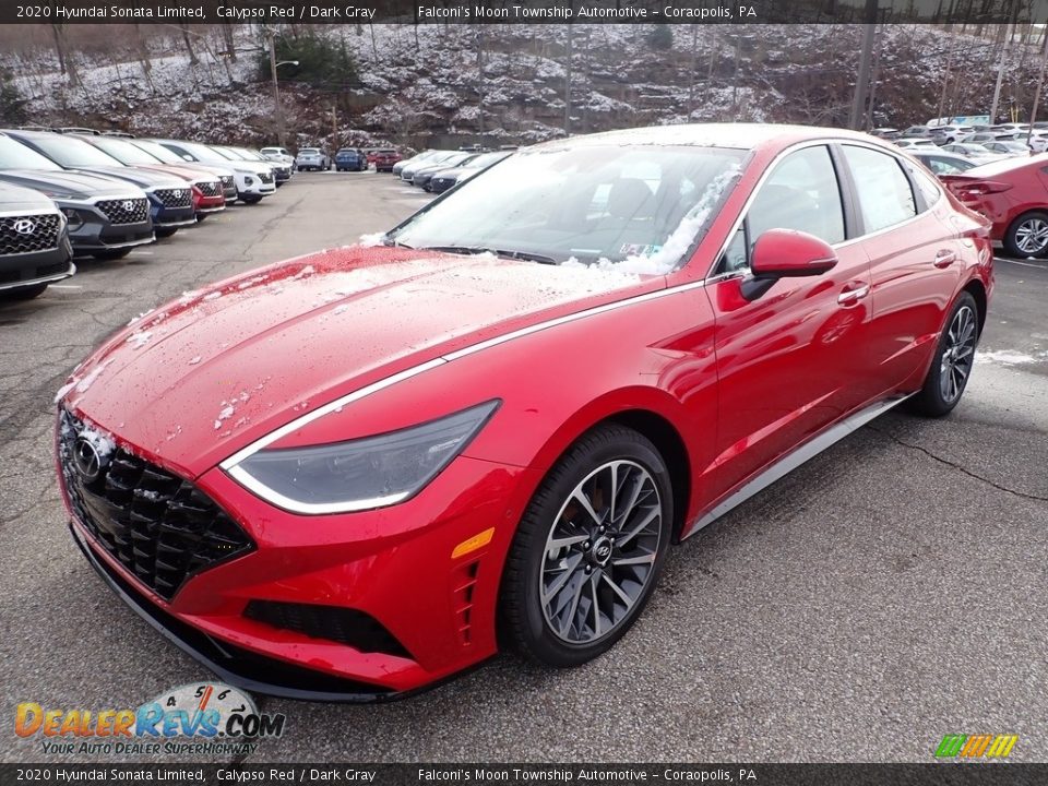 Front 3/4 View of 2020 Hyundai Sonata Limited Photo #5