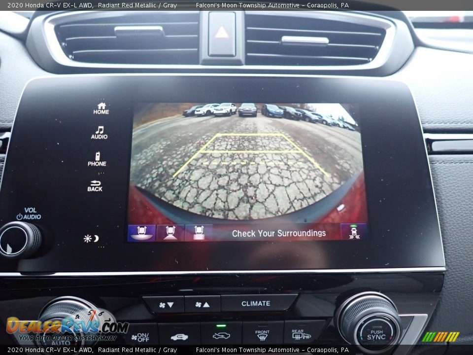 2020 Honda CR-V EX-L AWD Radiant Red Metallic / Gray Photo #15