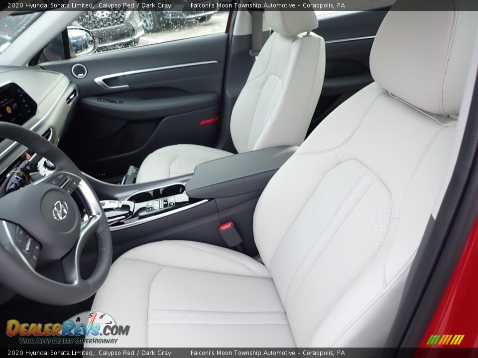 2020 Hyundai Sonata Limited Calypso Red / Dark Gray Photo #10