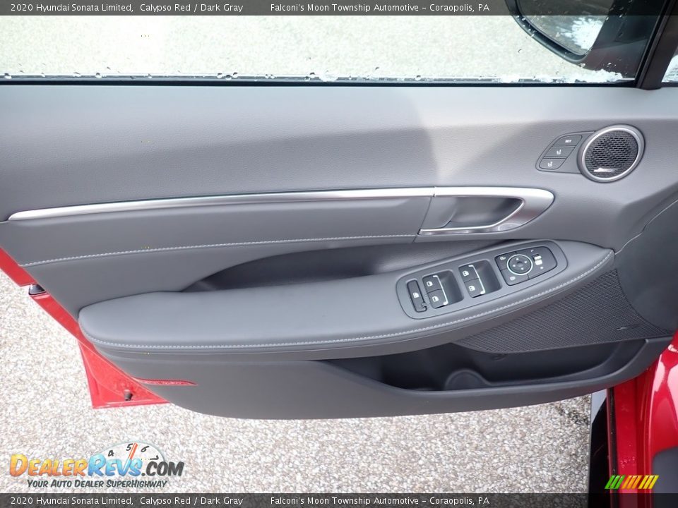 2020 Hyundai Sonata Limited Calypso Red / Dark Gray Photo #11