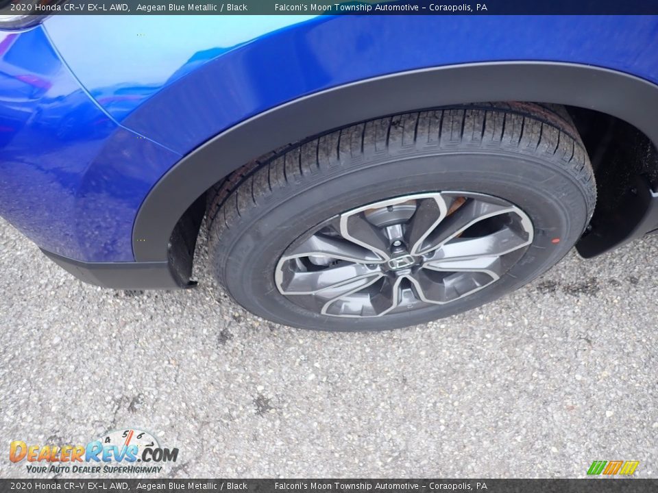 2020 Honda CR-V EX-L AWD Aegean Blue Metallic / Black Photo #7