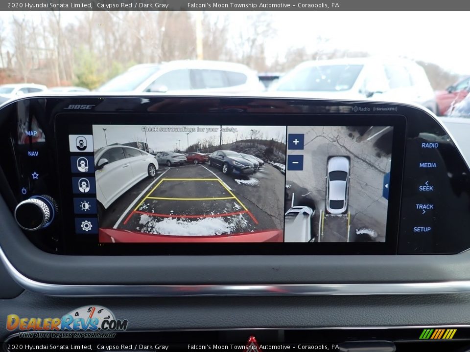 2020 Hyundai Sonata Limited Calypso Red / Dark Gray Photo #15