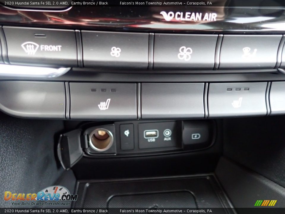 2020 Hyundai Santa Fe SEL 2.0 AWD Earthy Bronze / Black Photo #15