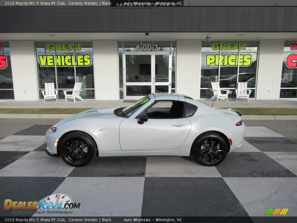 2019 Mazda MX-5 Miata RF Club Ceramic Metallic / Black Photo #1