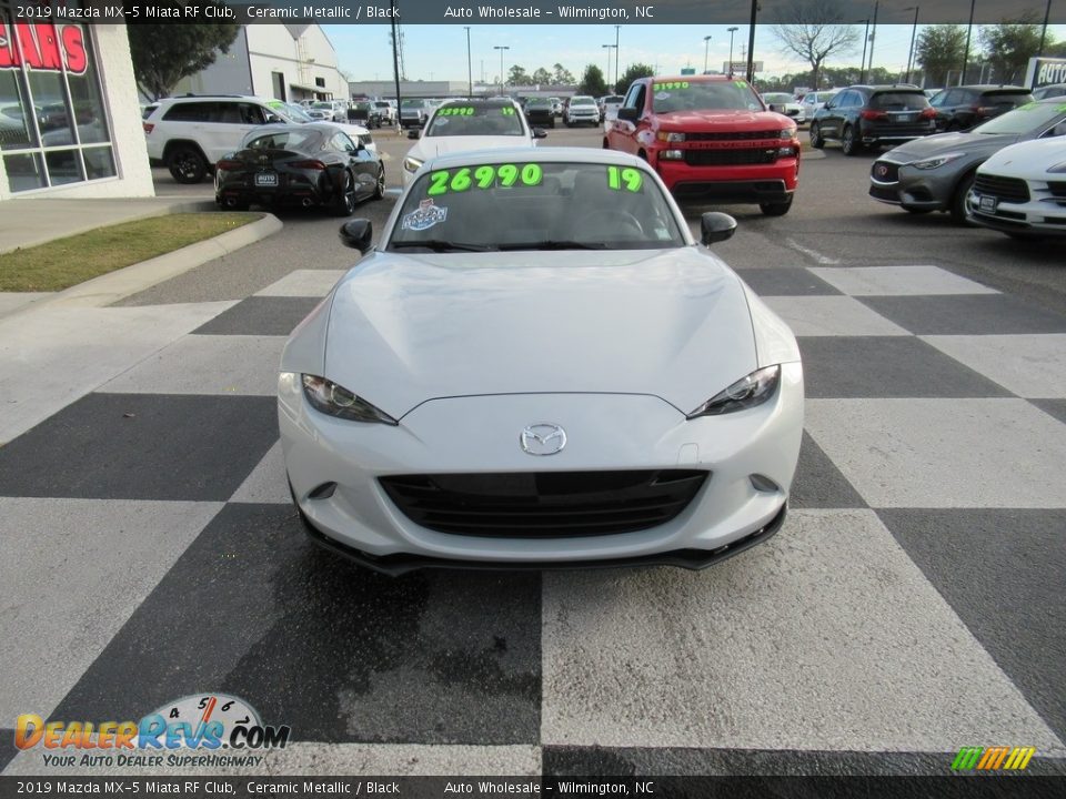 2019 Mazda MX-5 Miata RF Club Ceramic Metallic / Black Photo #3