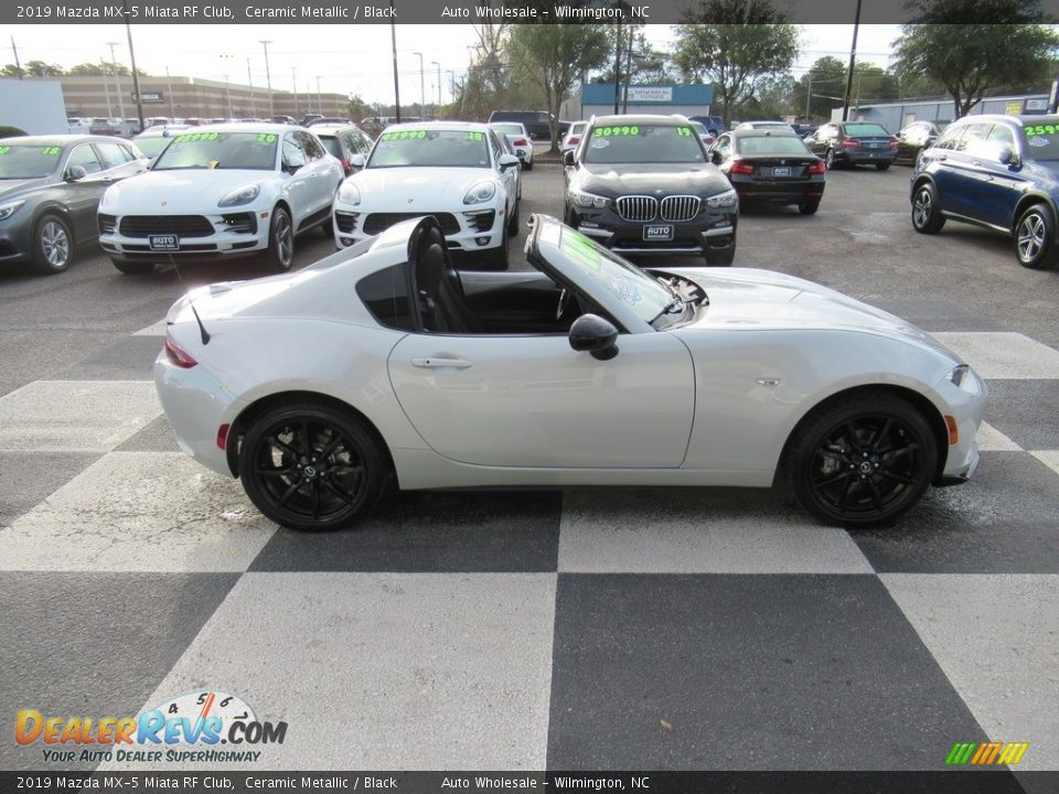 2019 Mazda MX-5 Miata RF Club Ceramic Metallic / Black Photo #5
