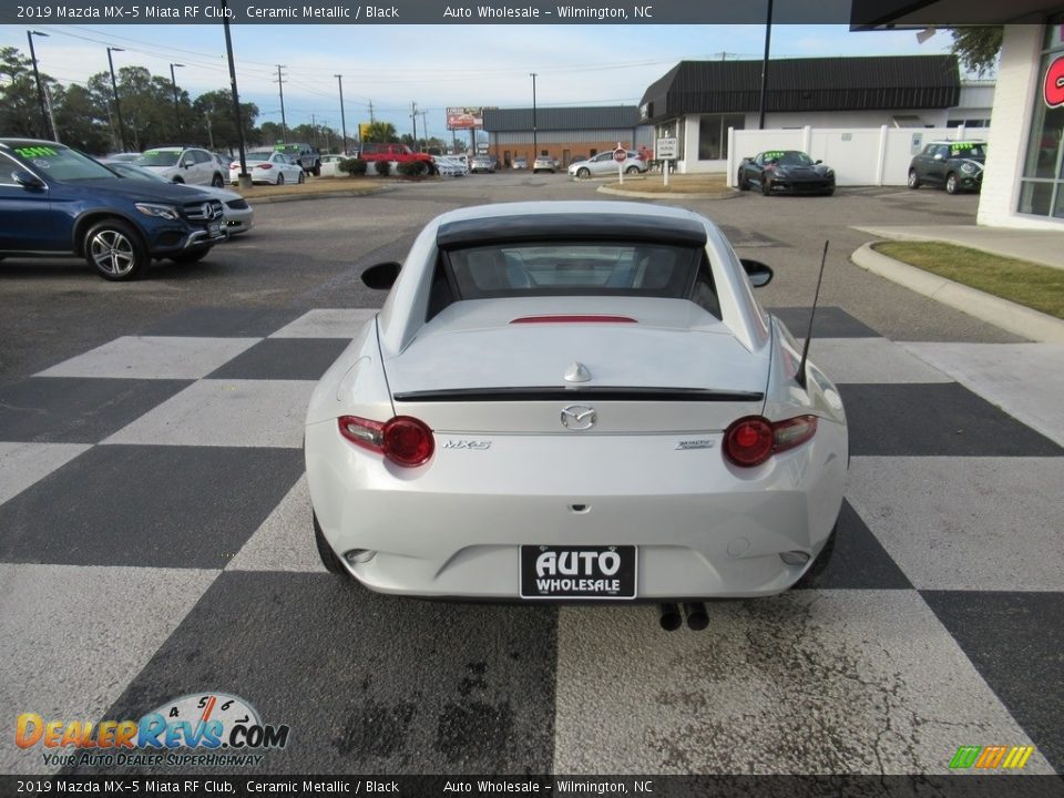 2019 Mazda MX-5 Miata RF Club Ceramic Metallic / Black Photo #6