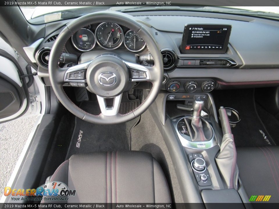 2019 Mazda MX-5 Miata RF Club Ceramic Metallic / Black Photo #12