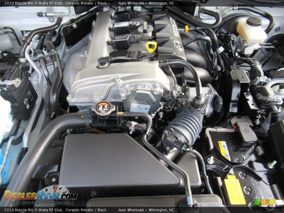 2019 Mazda MX-5 Miata RF Club Ceramic Metallic / Black Photo #13