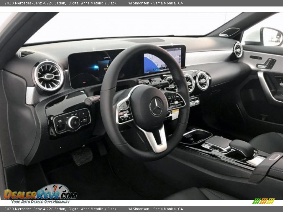 2020 Mercedes-Benz A 220 Sedan Digital White Metallic / Black Photo #4