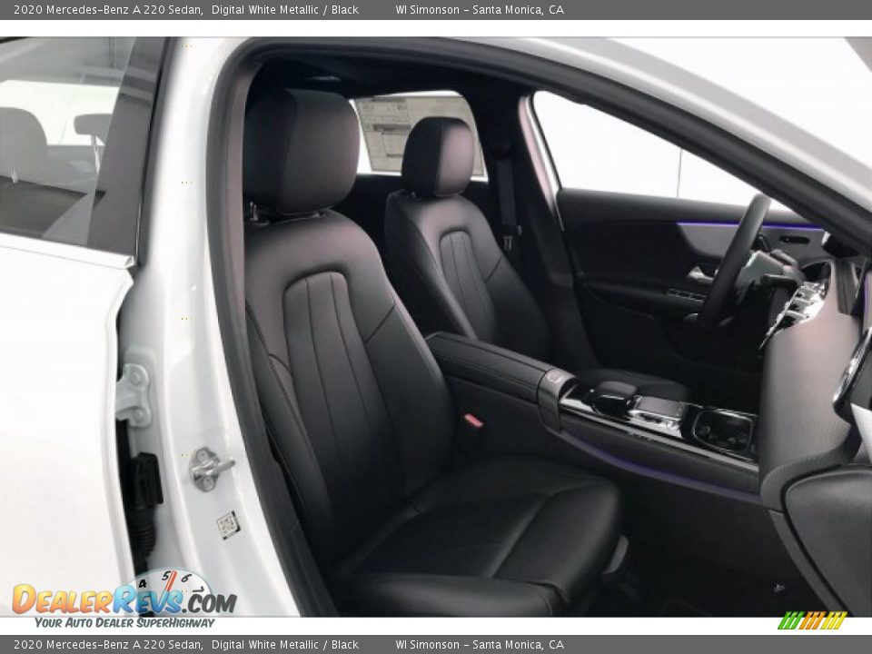 2020 Mercedes-Benz A 220 Sedan Digital White Metallic / Black Photo #5